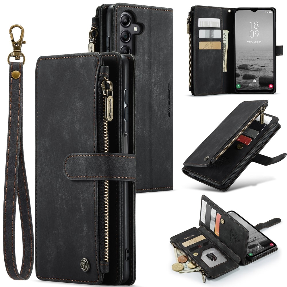 Cartera Zipper Samsung Galaxy A14 negro