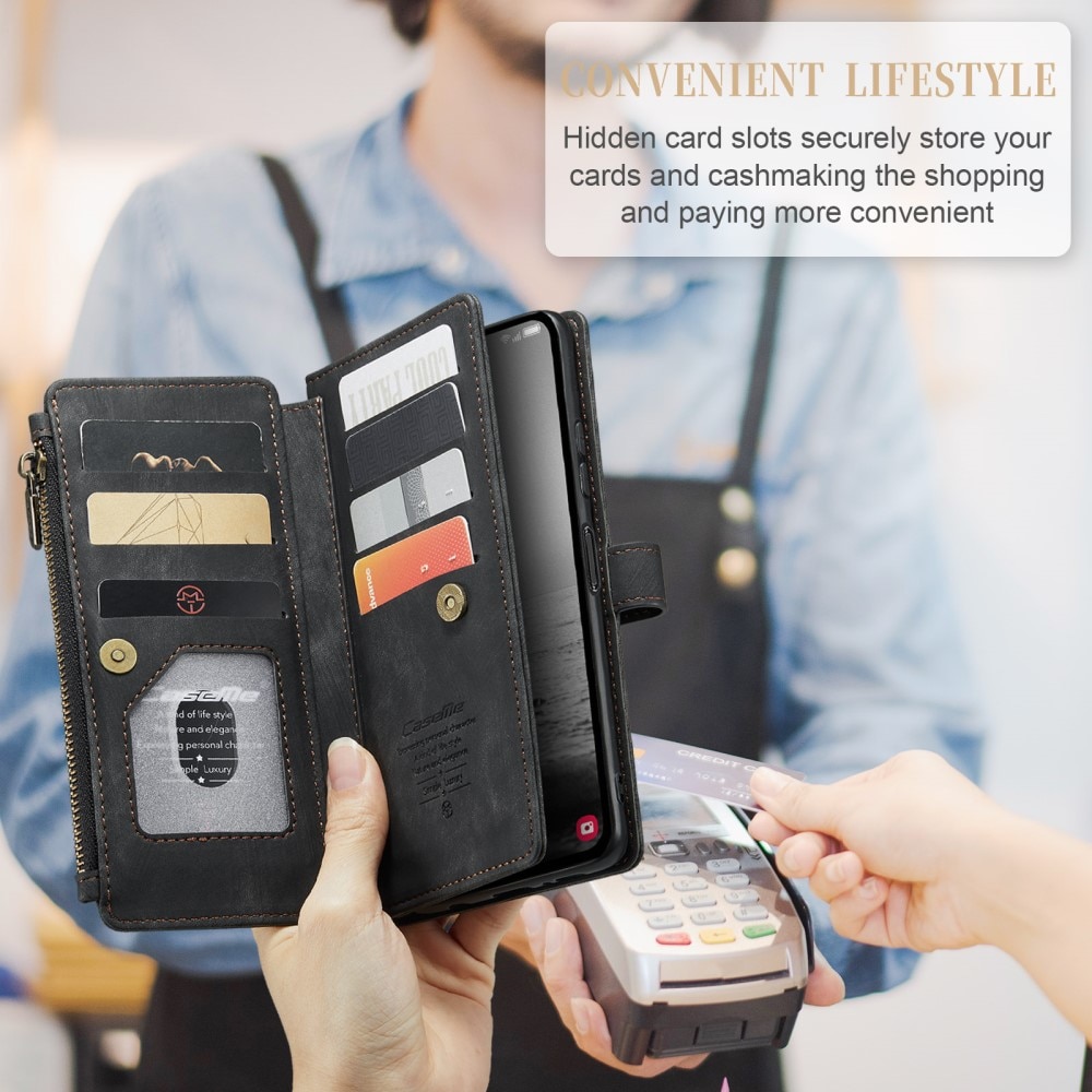 Cartera Zipper Samsung Galaxy A34 Negro