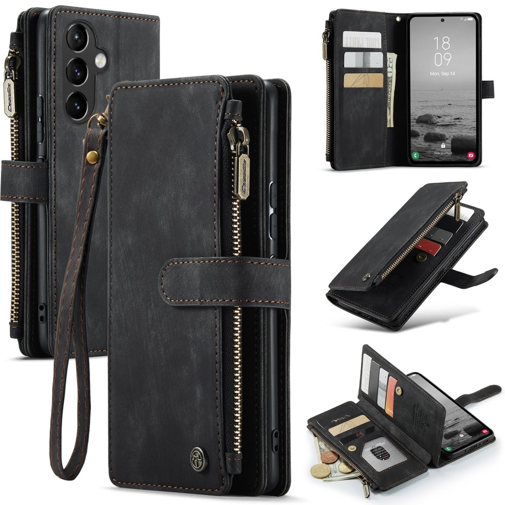 Cartera Zipper Samsung Galaxy A54 negro