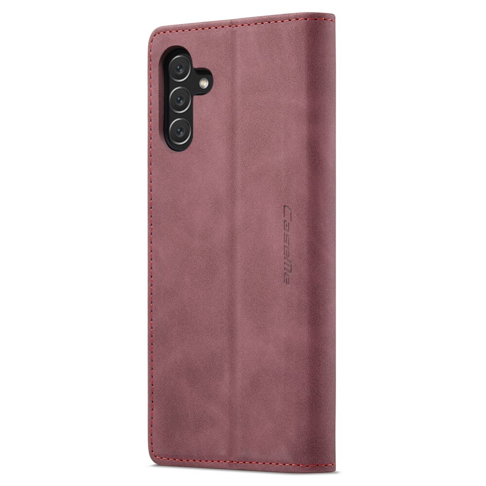 Funda delgada con solapa Samsung Galaxy A14 Rojo