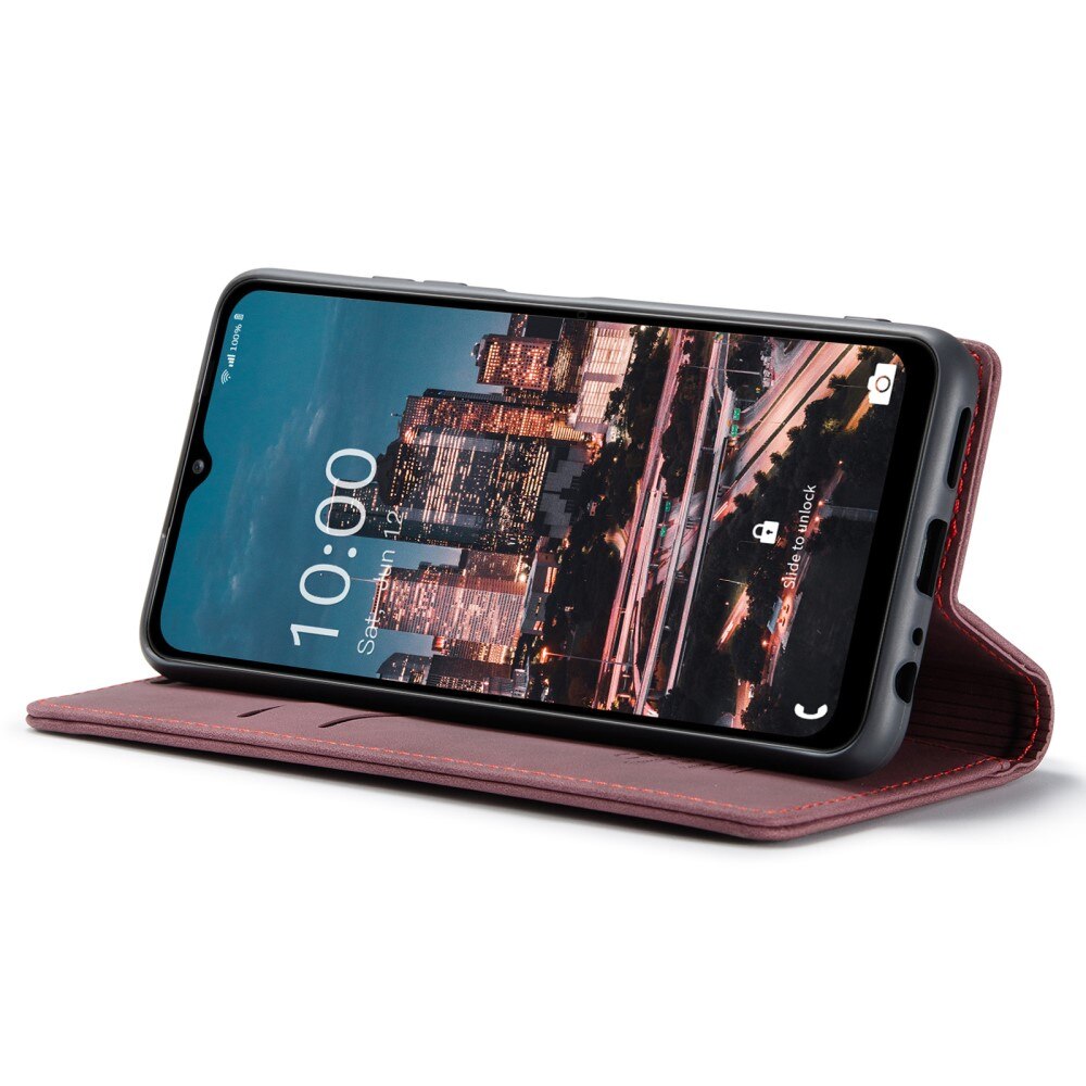 Funda delgada con solapa Samsung Galaxy A14 Rojo