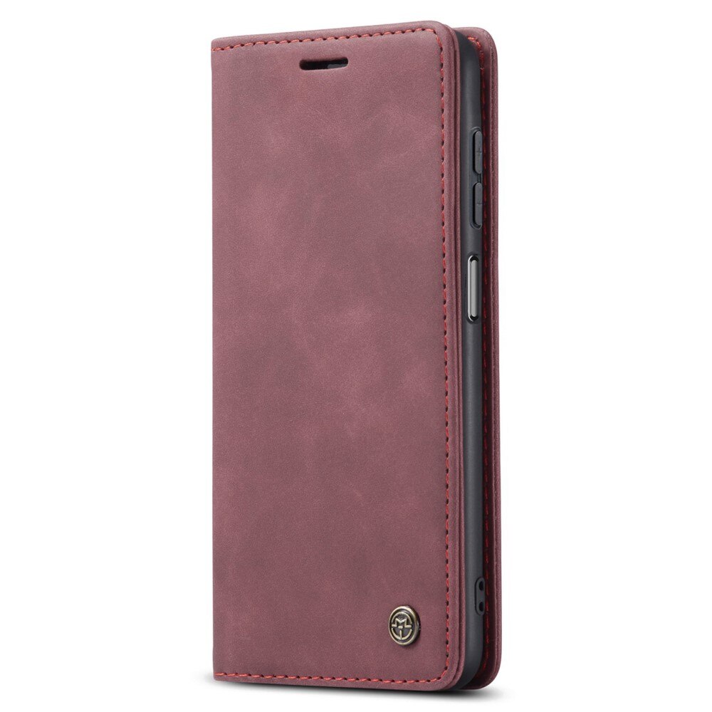 Funda delgada con solapa Samsung Galaxy A14 Rojo