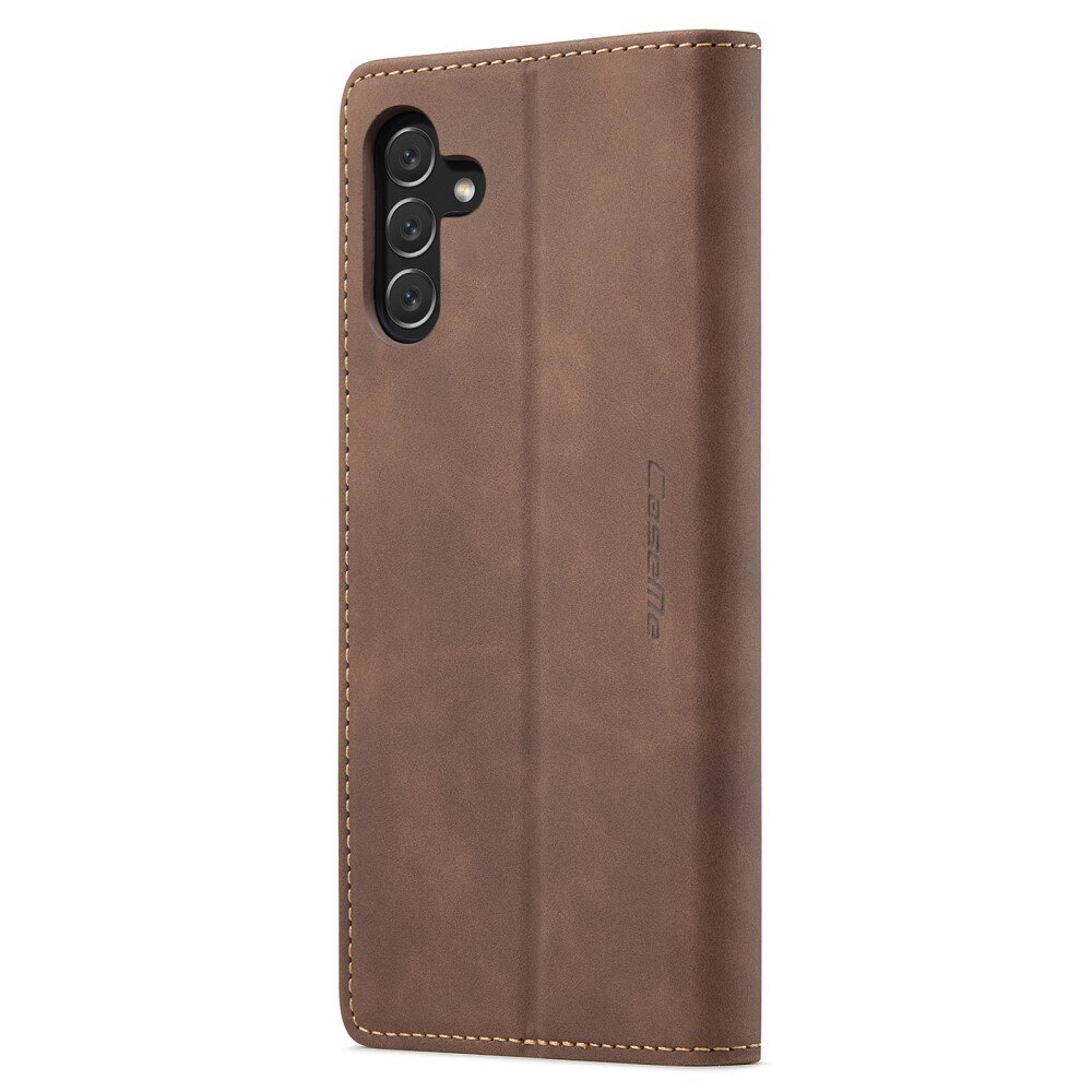 Funda delgada con solapa Samsung Galaxy A14 marrón