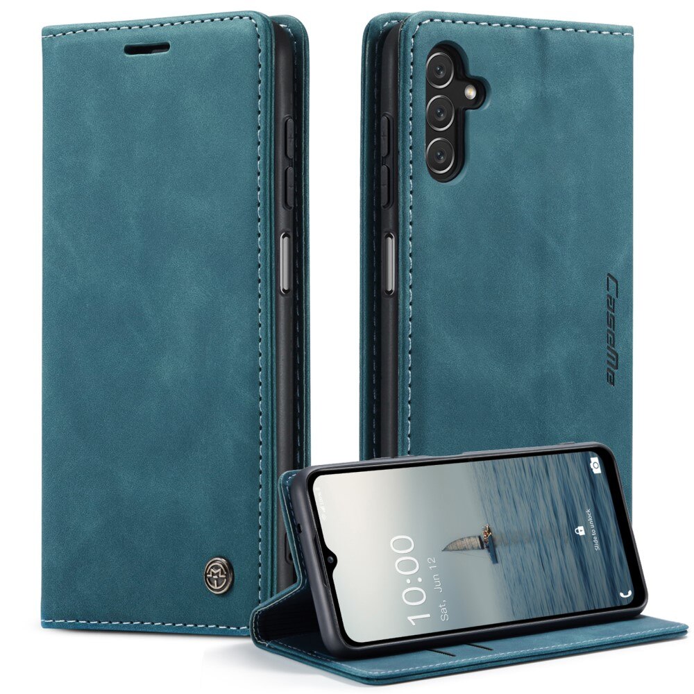 Funda delgada con solapa Samsung Galaxy A14 azul