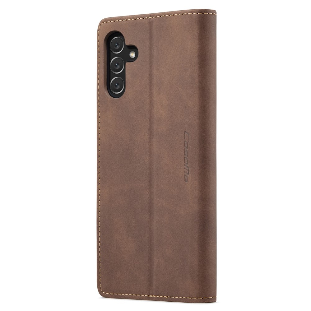 Funda delgada con solapa Samsung Galaxy A34 marrón
