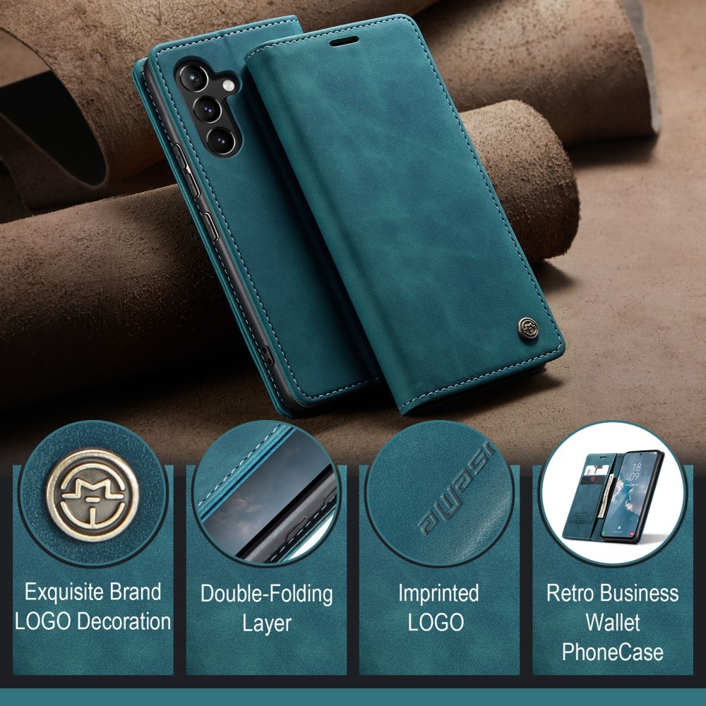 Funda delgada con solapa Samsung Galaxy A54 azul