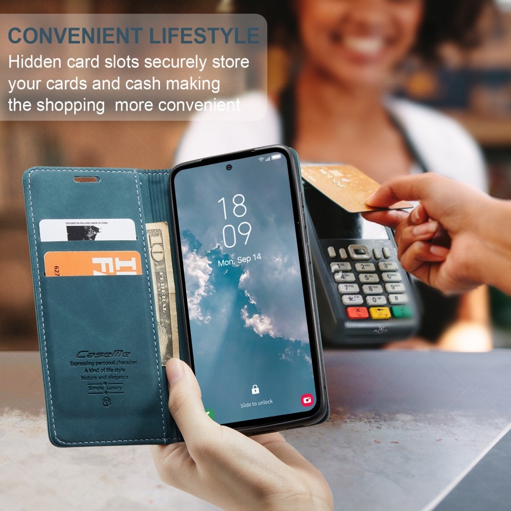 Funda delgada con solapa Samsung Galaxy A54 Azul