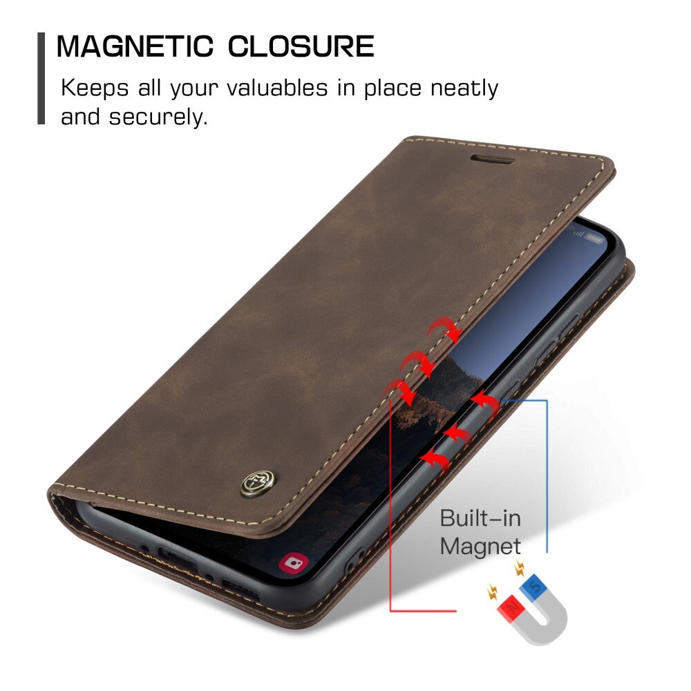 Funda delgada con solapa Samsung Galaxy A54 Marrón