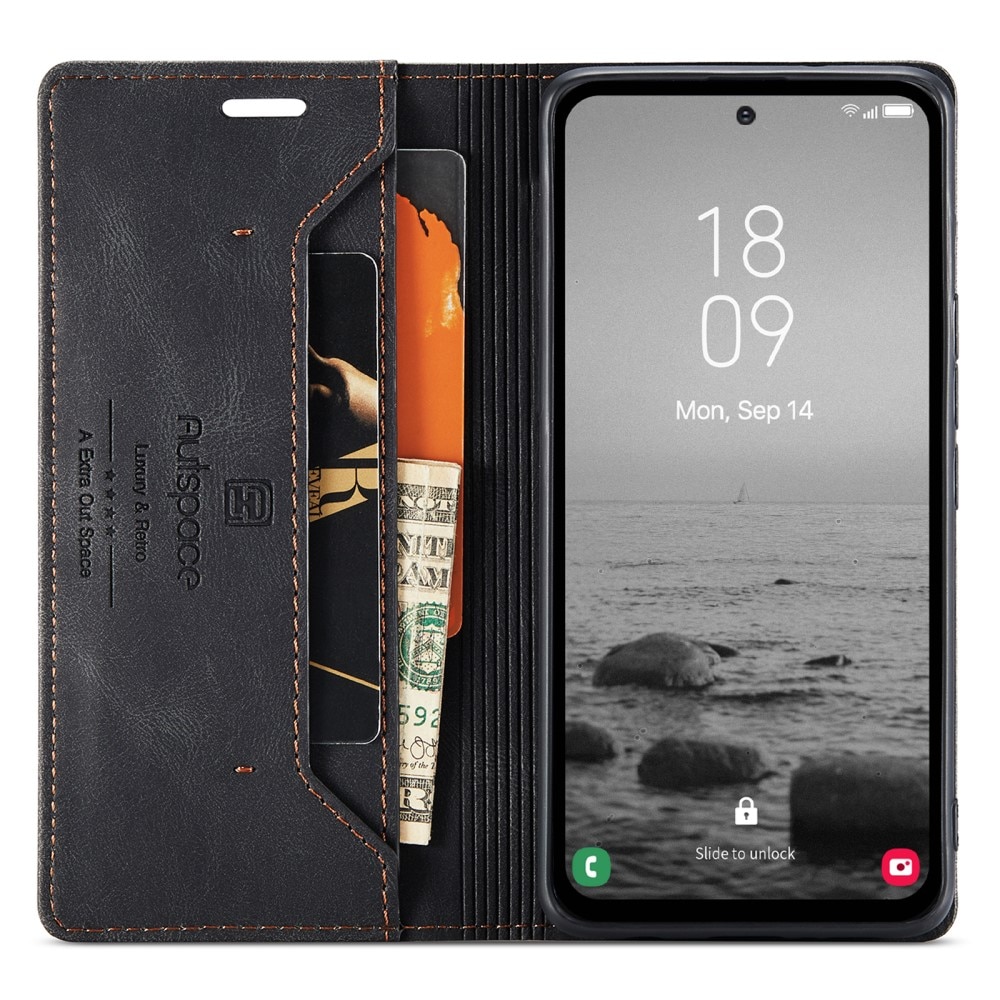 Funda-cartera anti-RFID para Samsung Galaxy A54 negro