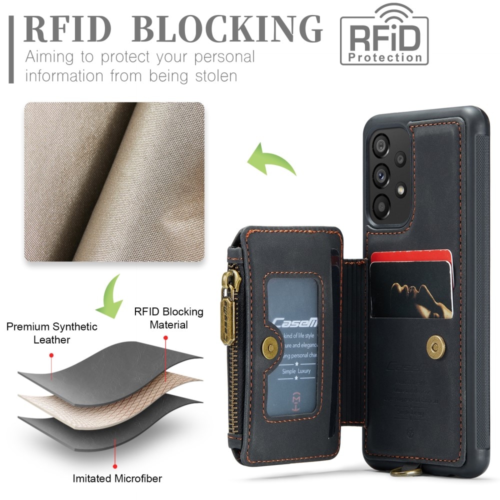 Funda Multi-Slot anti-RFID Samsung Galaxy A54 negro