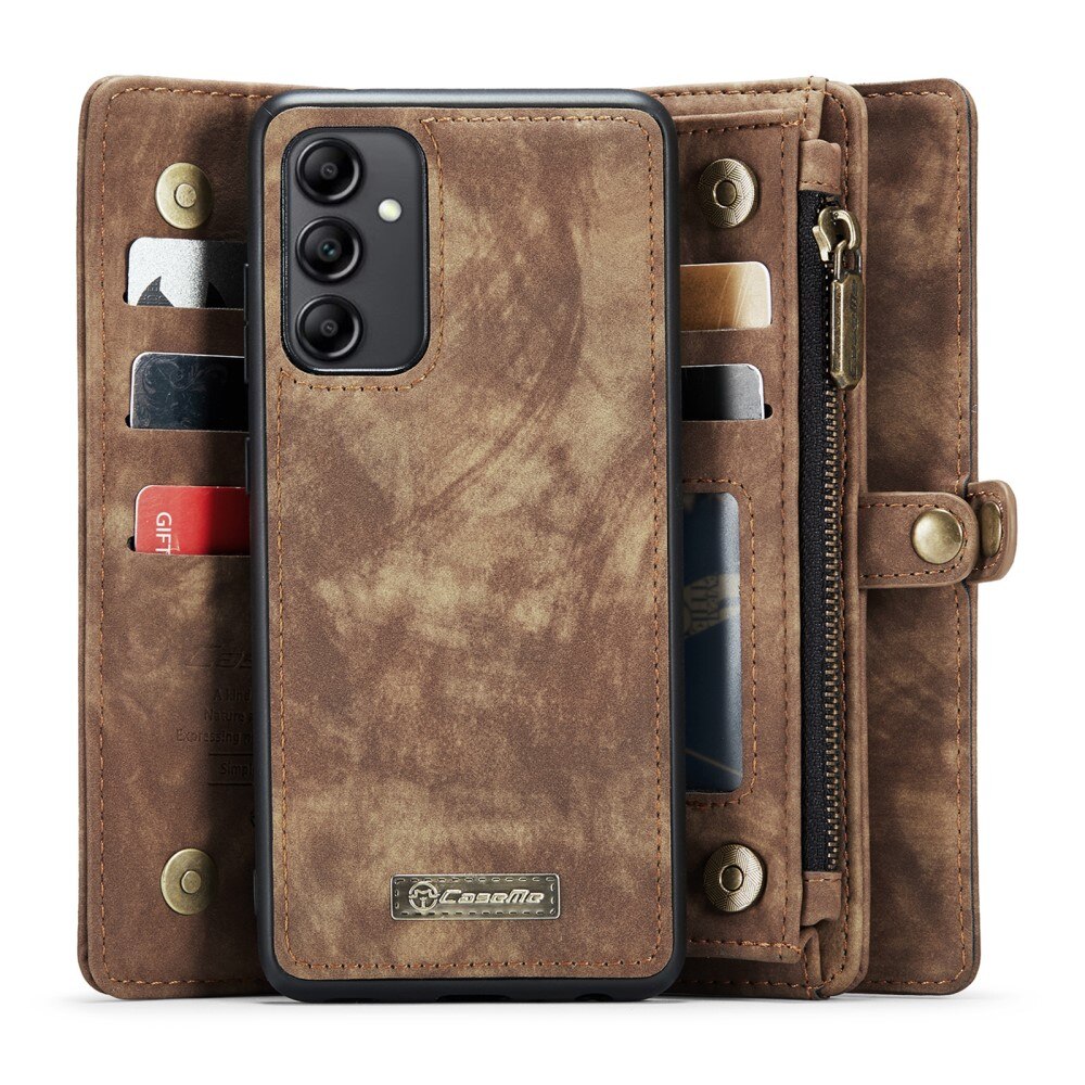 Cartera Multi-Slot Samsung Galaxy A14 marrón