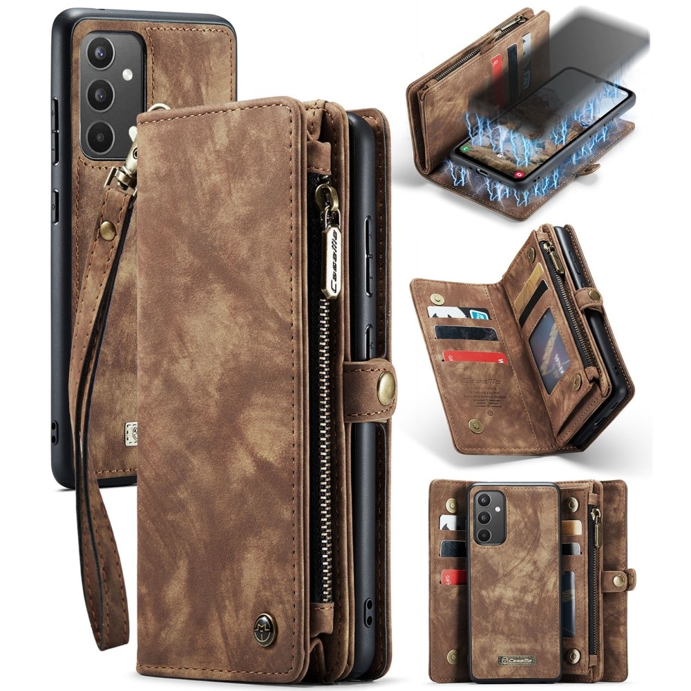 Cartera Multi-Slot Samsung Galaxy A34 marrón