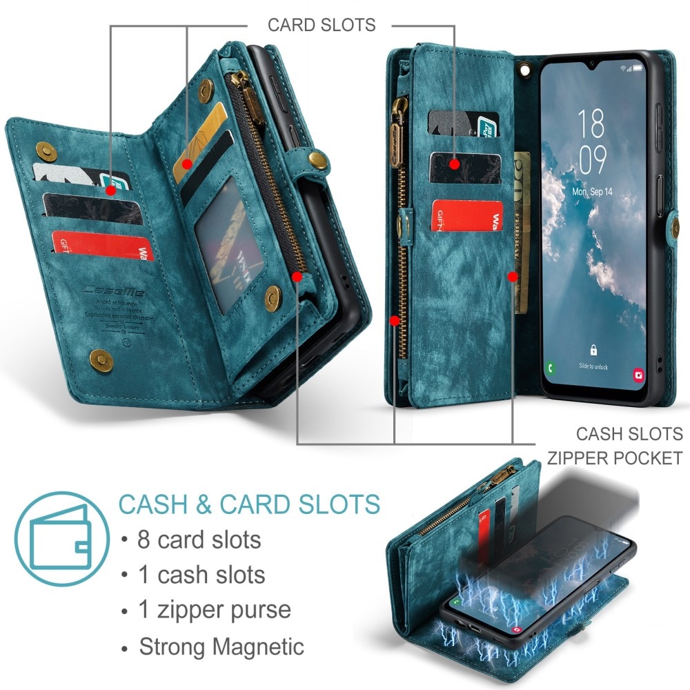 Cartera Multi-Slot Samsung Galaxy A54 Azul
