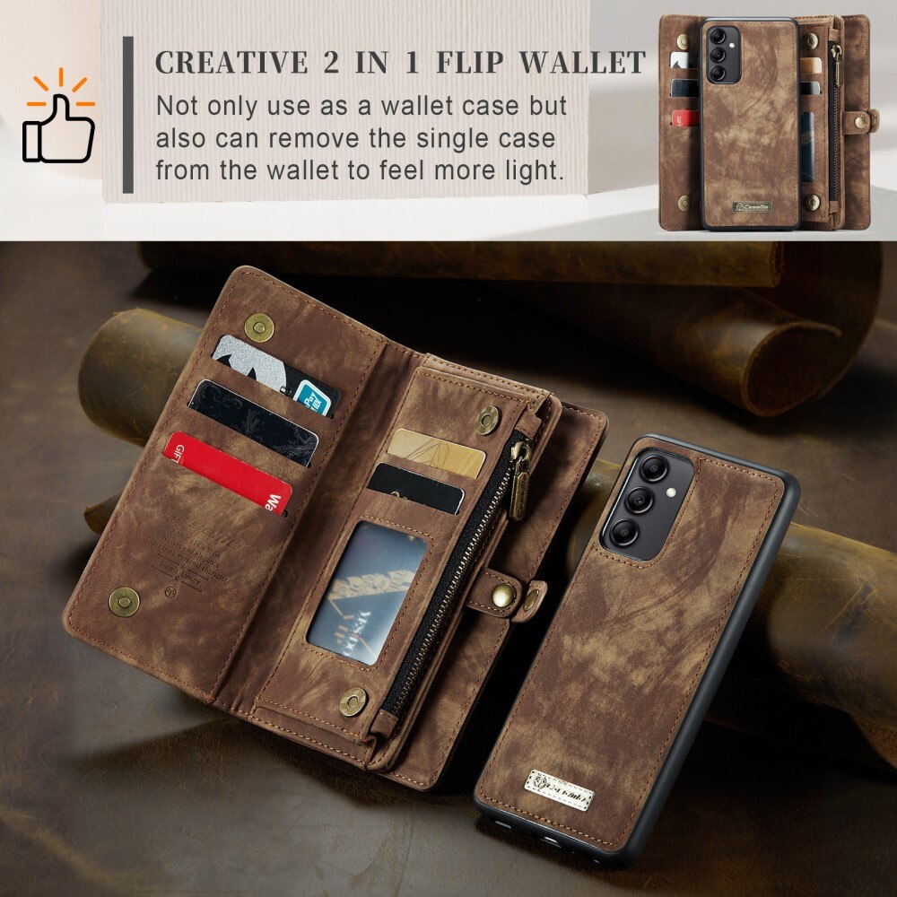 Cartera Multi-Slot Samsung Galaxy A54 Marrón
