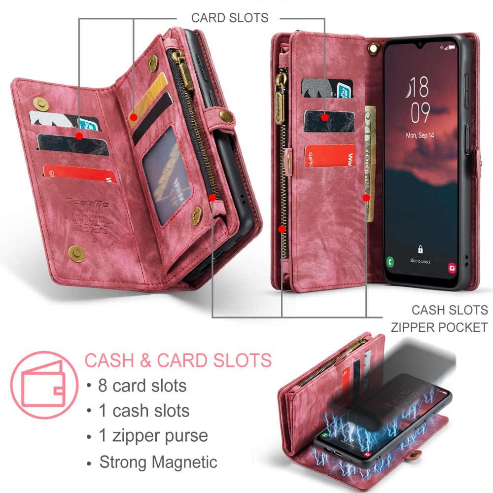 Cartera Multi-Slot Samsung Galaxy A54 Rojo