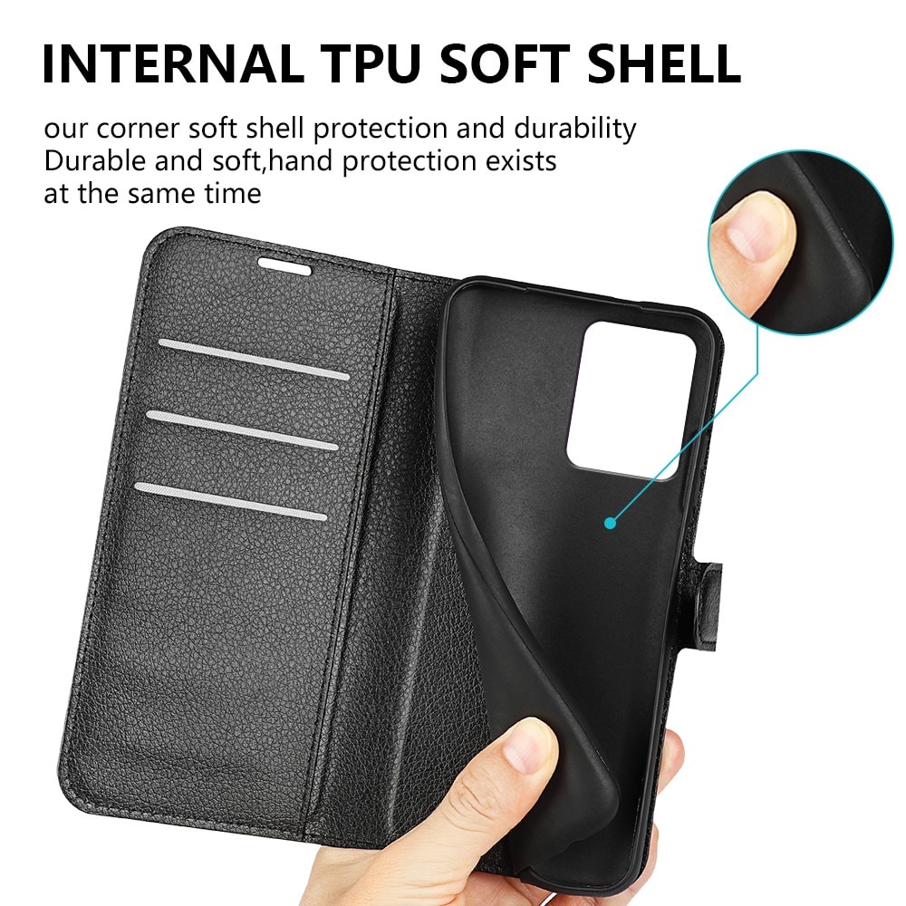 Funda cartera Motorola Moto G53 Negro