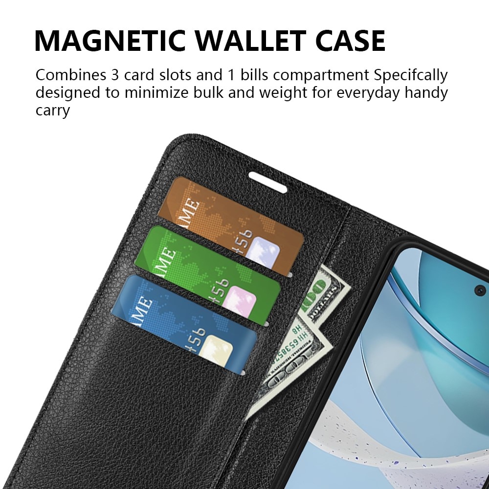 Funda cartera Motorola Moto G53 Negro