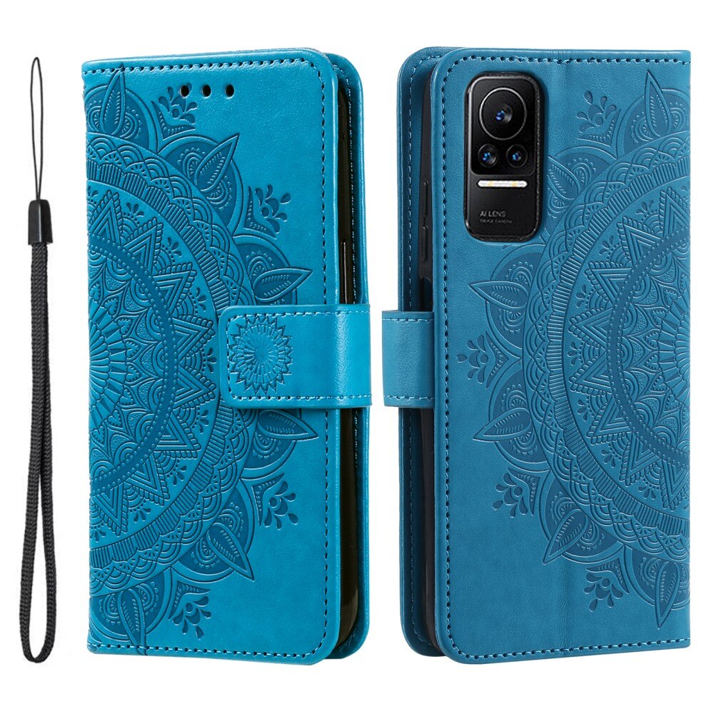 Funda de Cuero Mandala Xiaomi 13 Lite azul