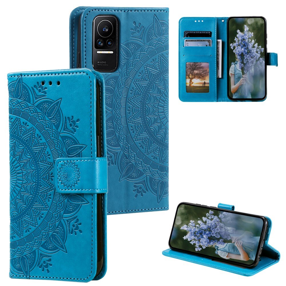 Funda de Cuero Mandala Xiaomi 13 Lite azul