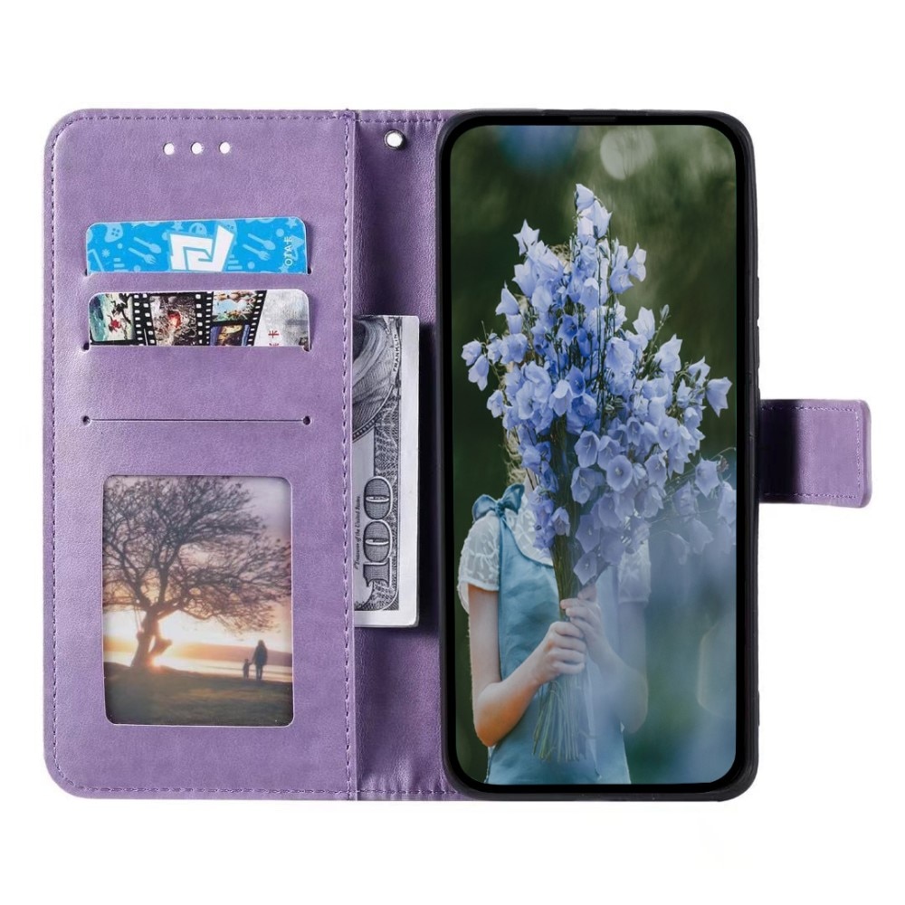 Funda de Cuero Mandala Xiaomi 13 Lite violeta