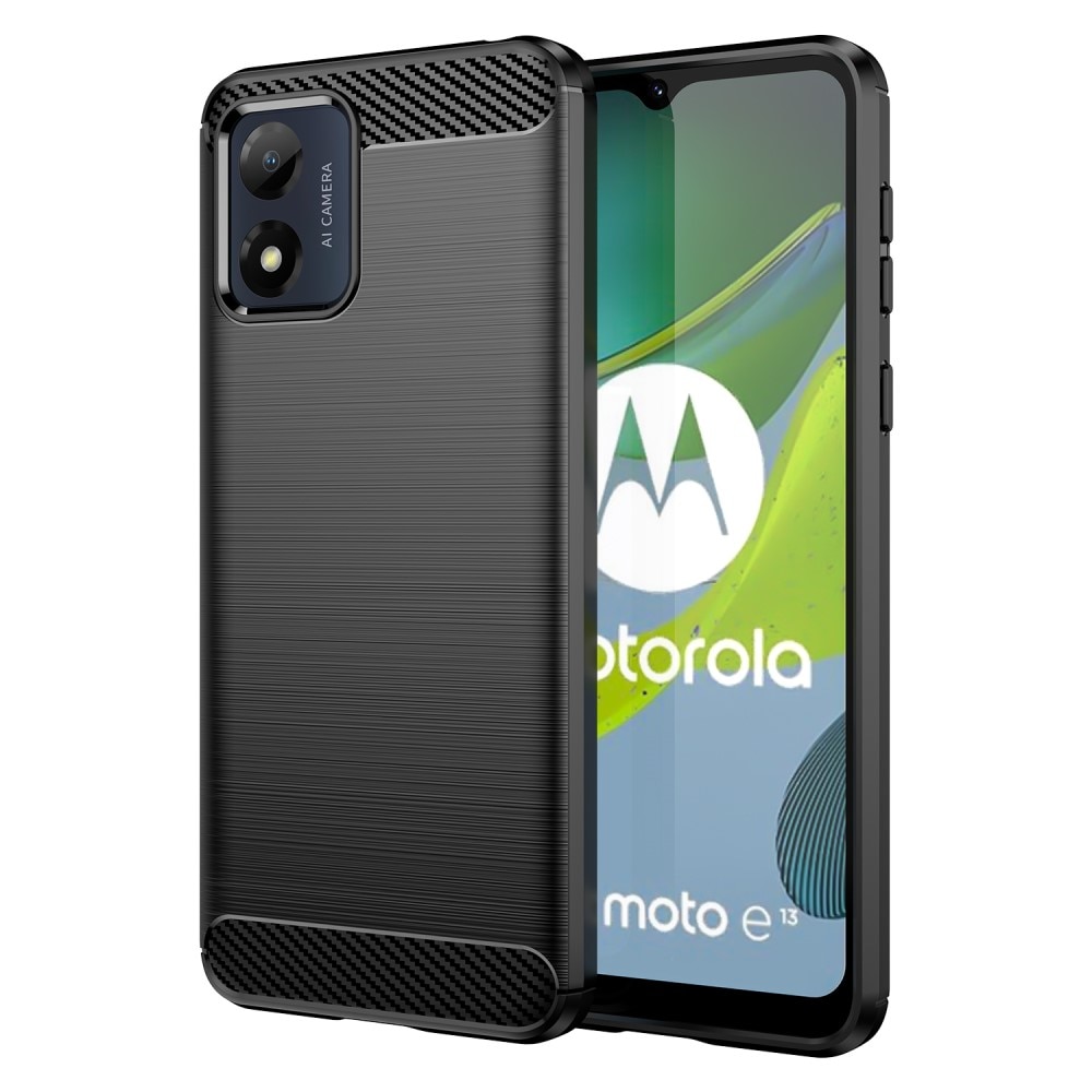 Funda TPU Brushed Motorola Moto E13 Black