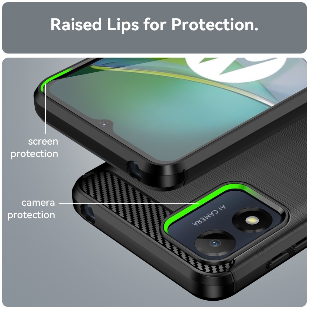 Funda TPU Brushed Motorola Moto E13 [F