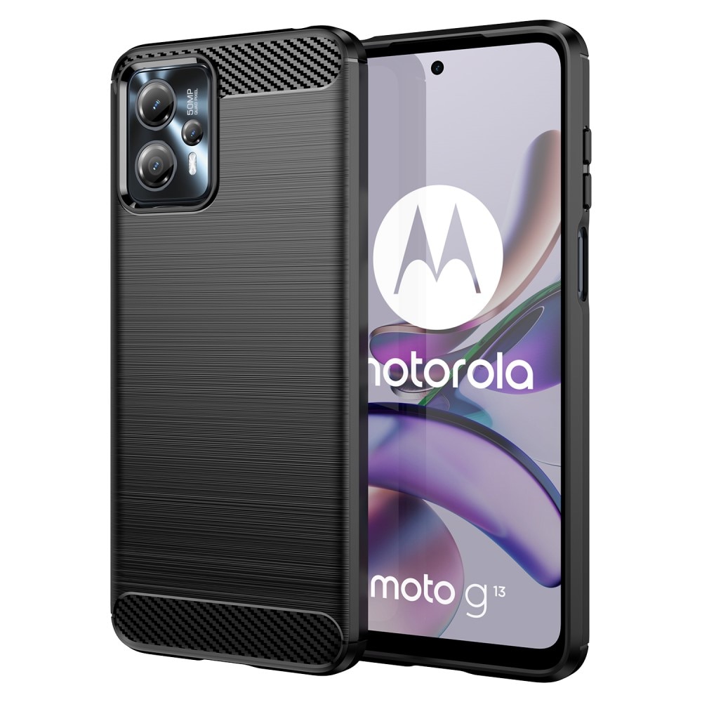 Funda TPU Brushed Motorola Moto G23 Black