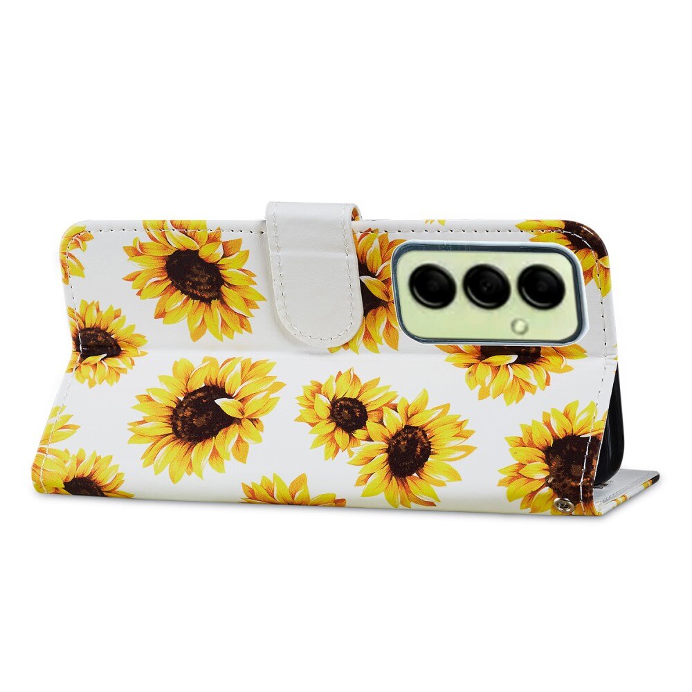 Funda cartera Samsung Galaxy A14 girasol