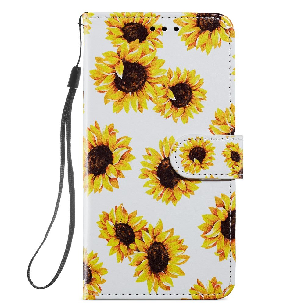 Funda cartera Samsung Galaxy A14 girasol