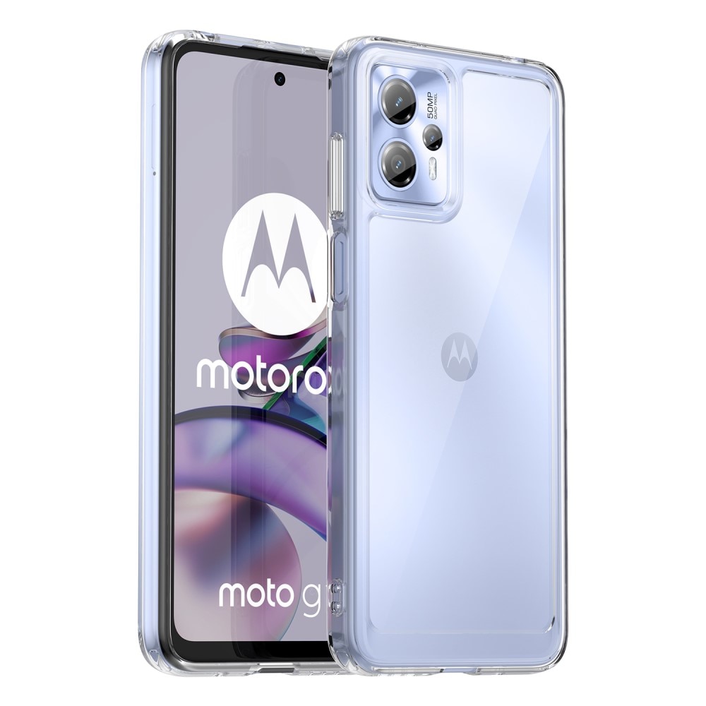 Funda híbrida Crystal Hybrid para Motorola Moto G13/G23, transparente