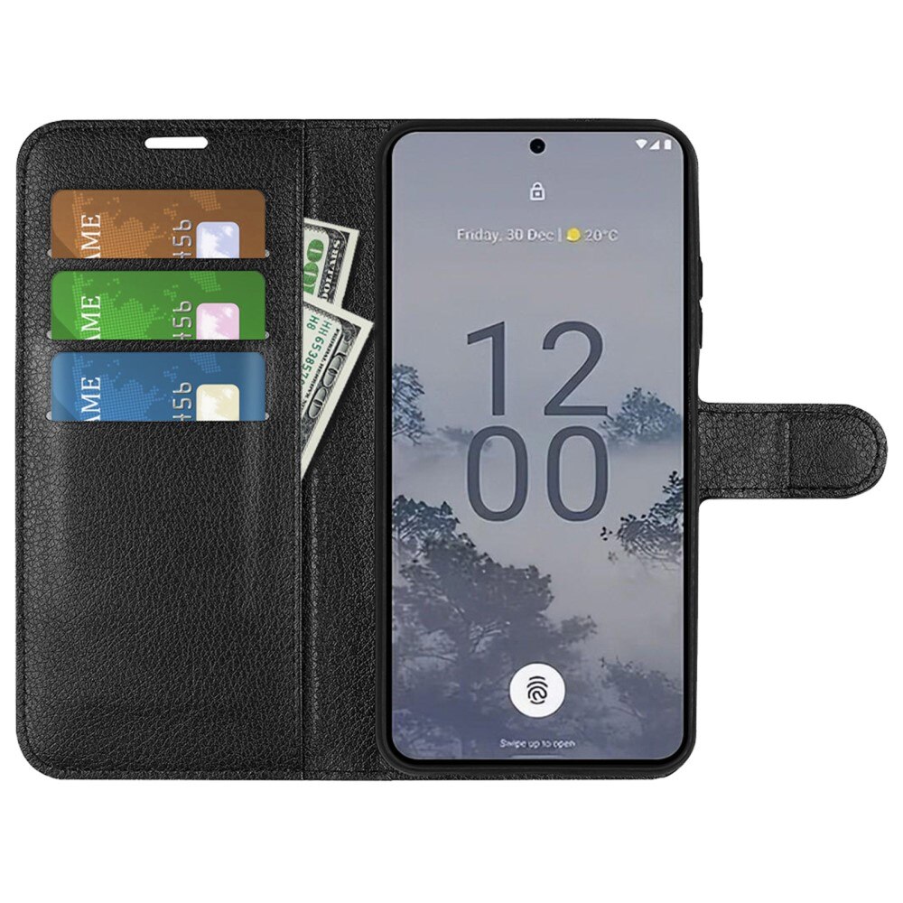 Funda cartera  Nokia X30 Negro