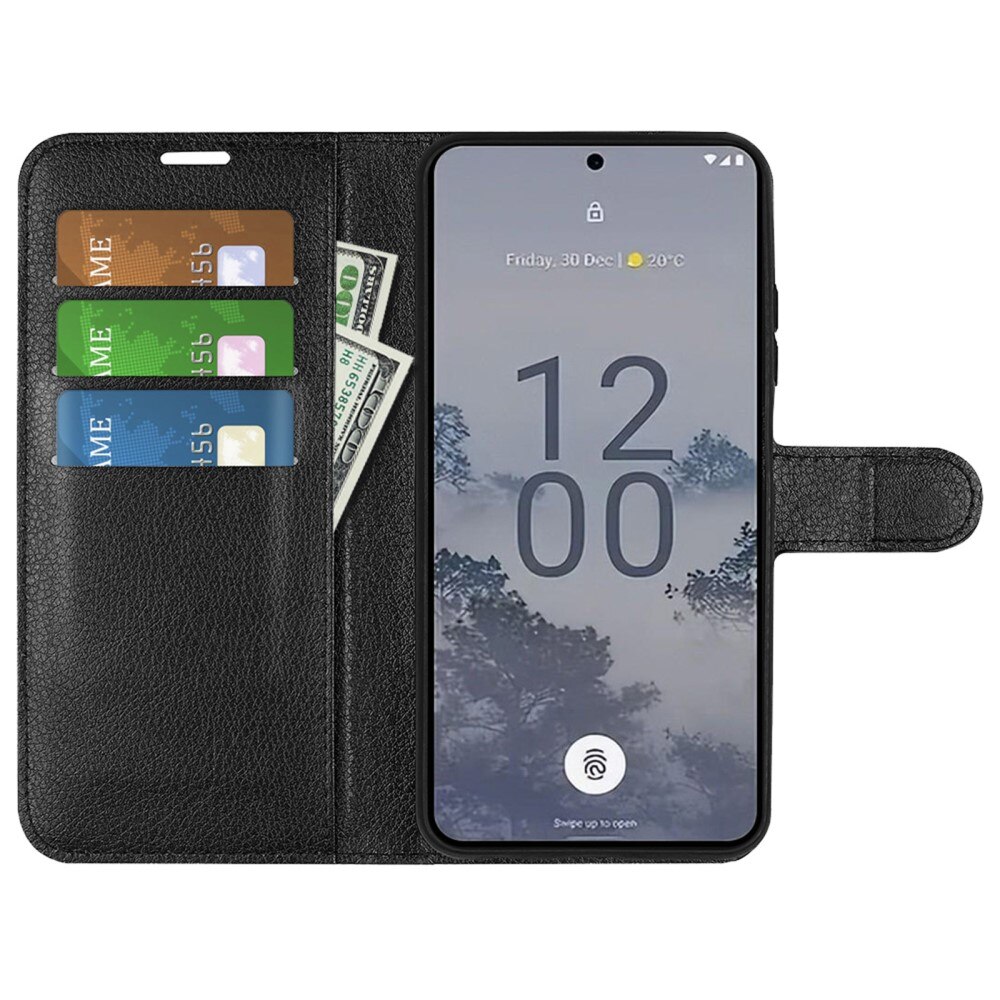 Funda cartera Nokia X30 negro