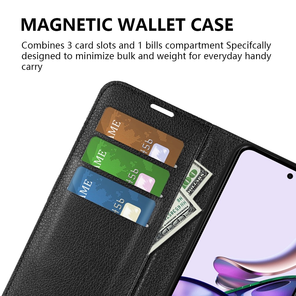 Funda cartera Motorola Moto G13 Negro
