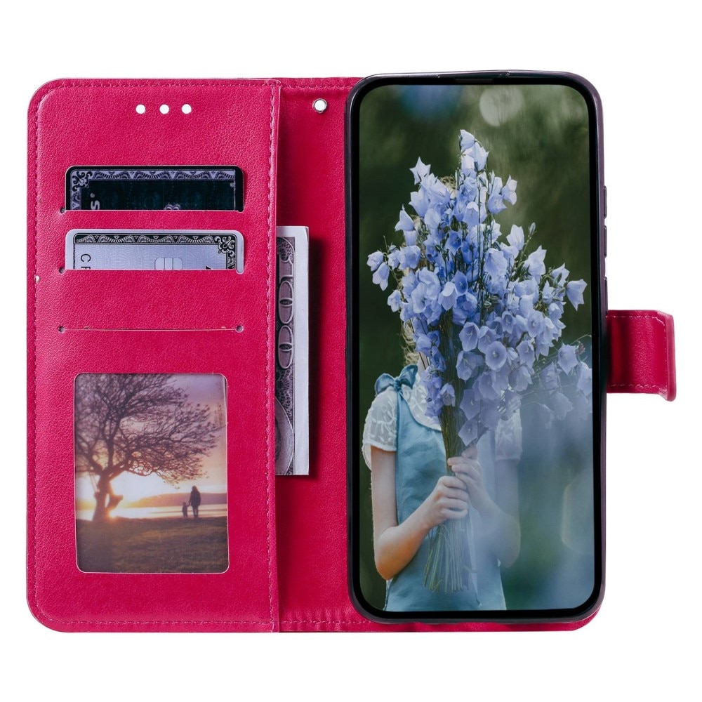Funda de Cuero Mandala Sony Xperia 10 V rosado