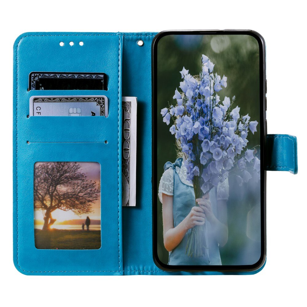 Funda de Cuero Mandala Sony Xperia 1 V azul