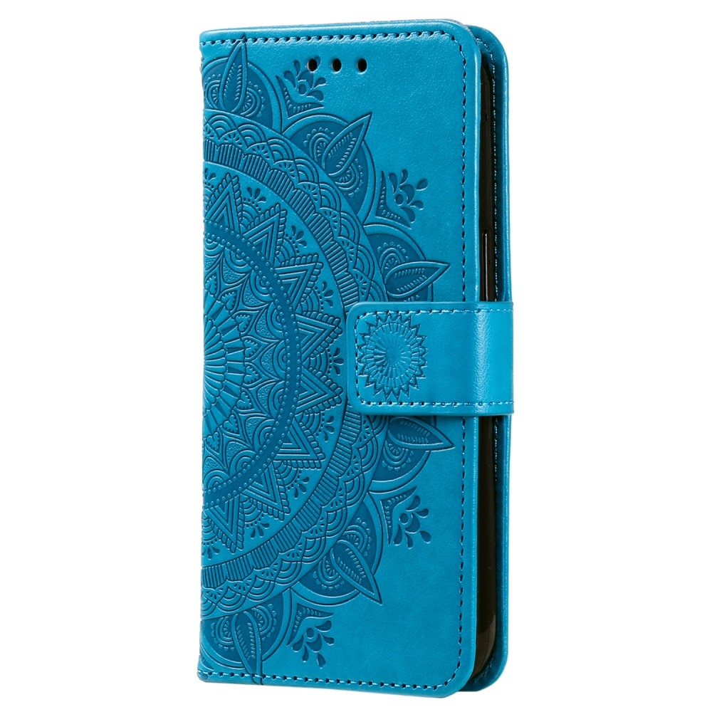 Funda de Cuero Mandala Sony Xperia 1 V azul