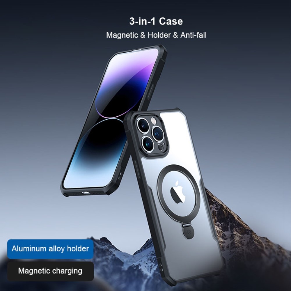 Funda híbrida Bumper MagSafe iPhone 14 Pro negro