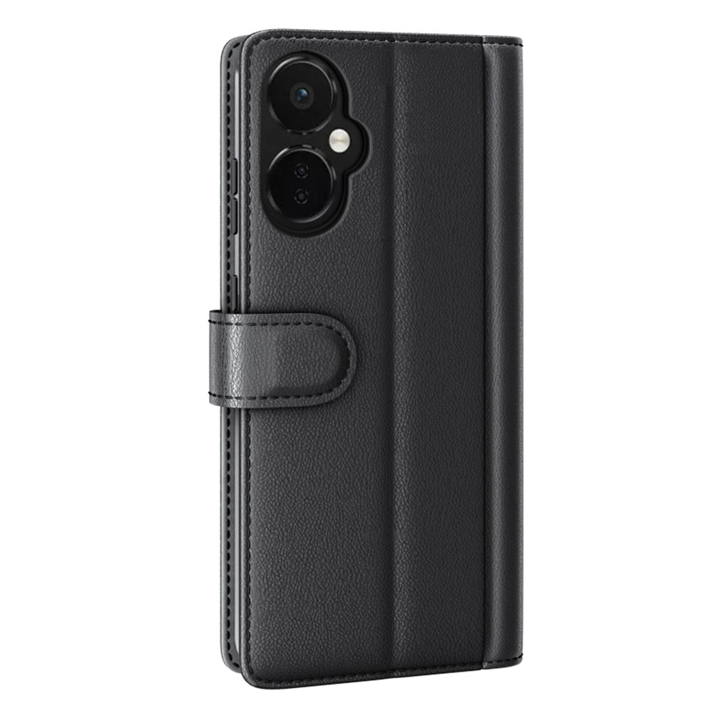 Funda de cuero genuino OnePlus Nord CE 3 Lite, negro