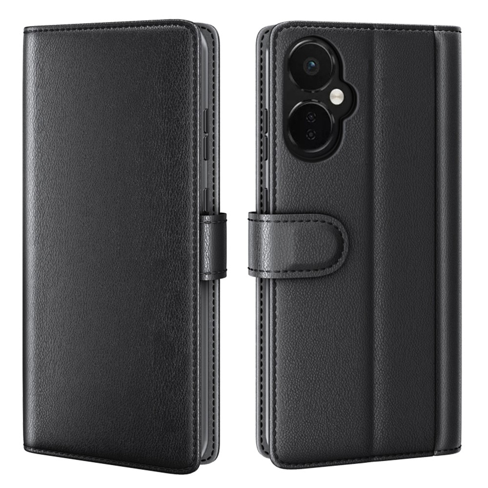 Funda de cuero genuino  OnePlus Nord CE 3 Lite, Negro