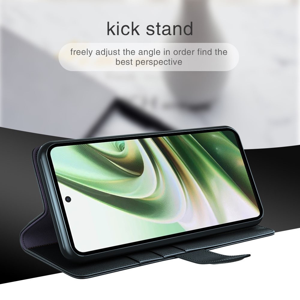 Funda de cuero genuino  OnePlus Nord CE 3 Lite, Negro