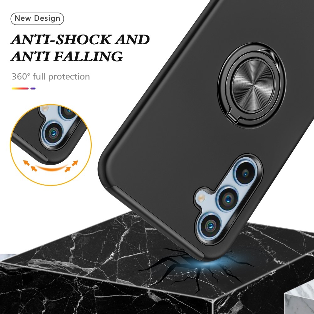 Funda Finger Ring Kickstand Samsung Galaxy A54 negro