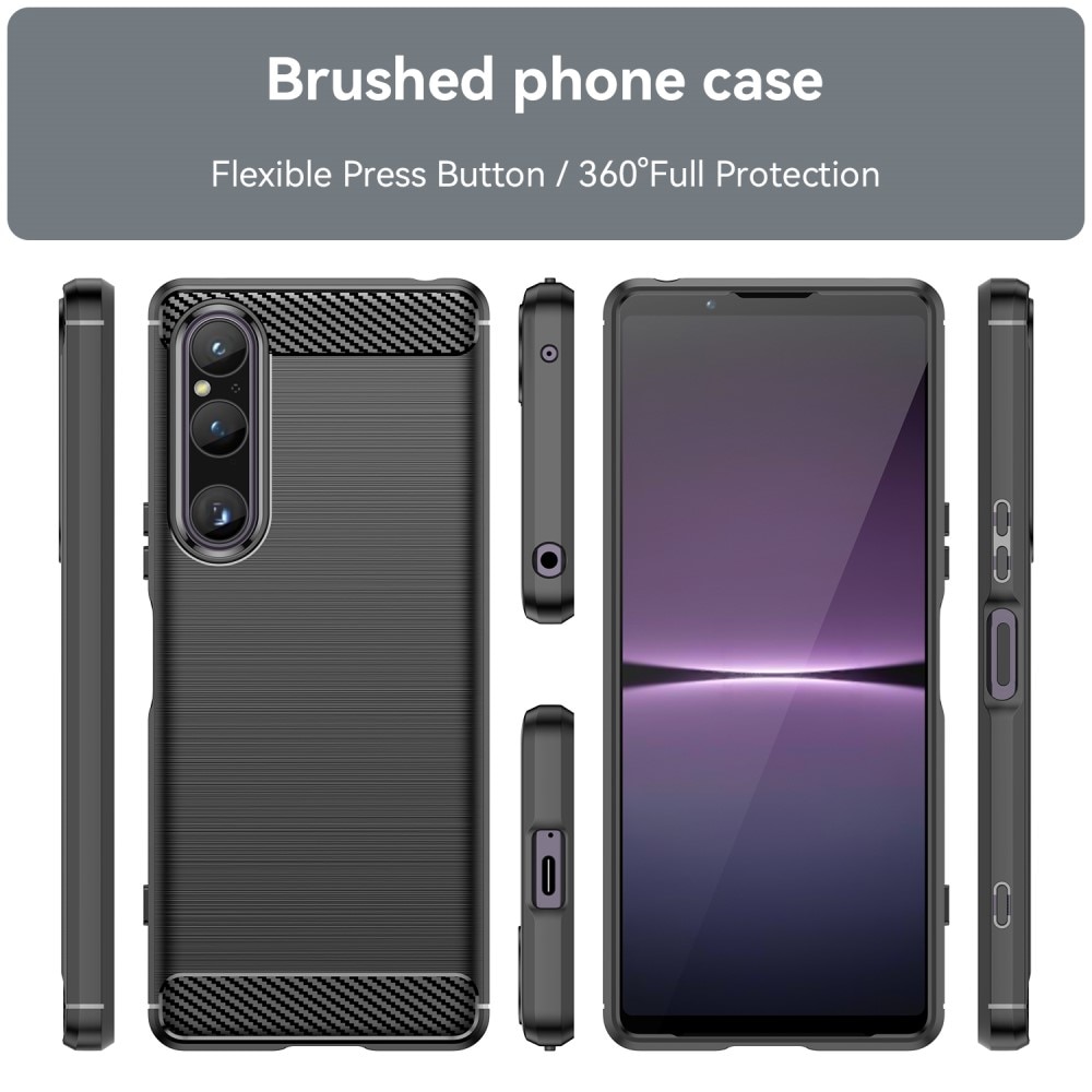 Funda TPU Brushed Sony Xperia 1 V Black