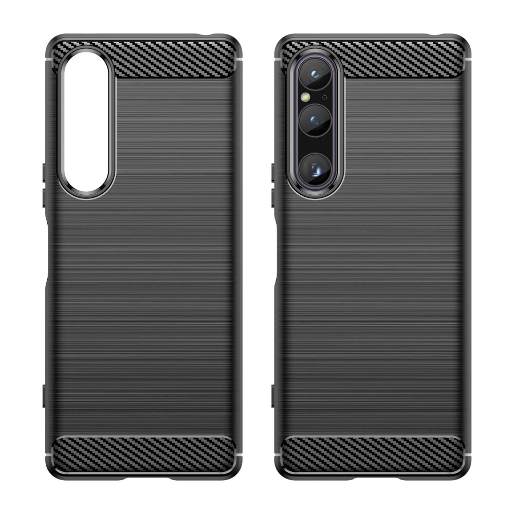 Funda TPU Brushed Sony Xperia 10 V Black