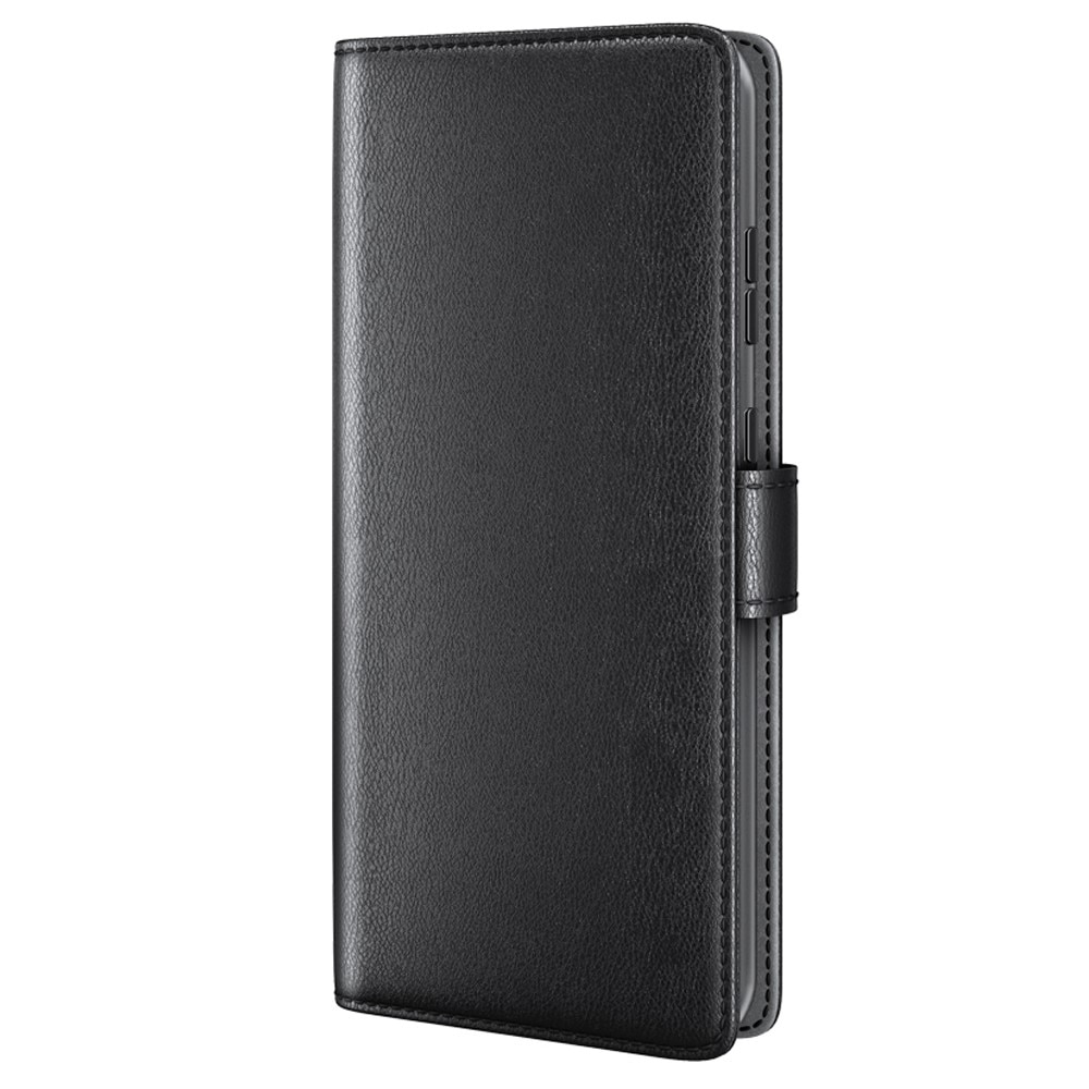 Funda de cuero genuino Sony Xperia 1 V, negro