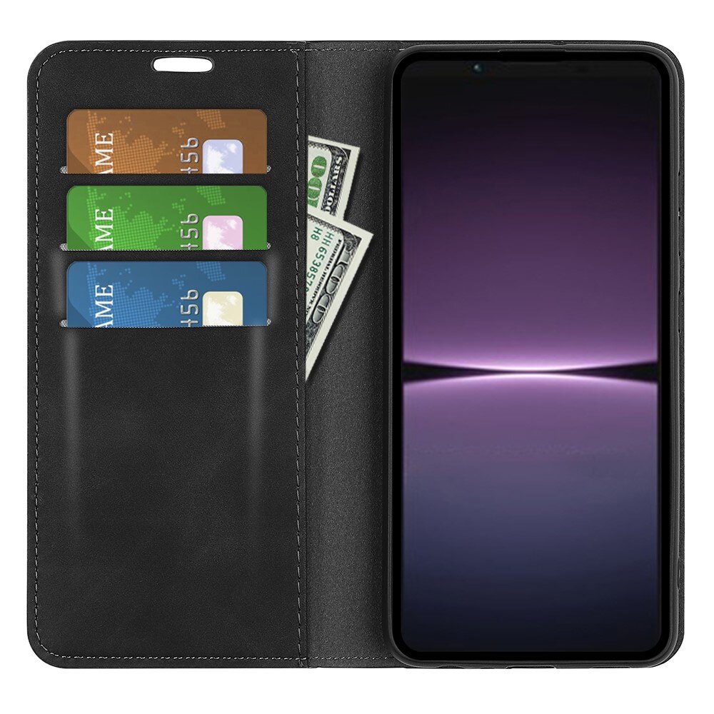 Funda delgada cartera Sony Xperia 1 V Negro
