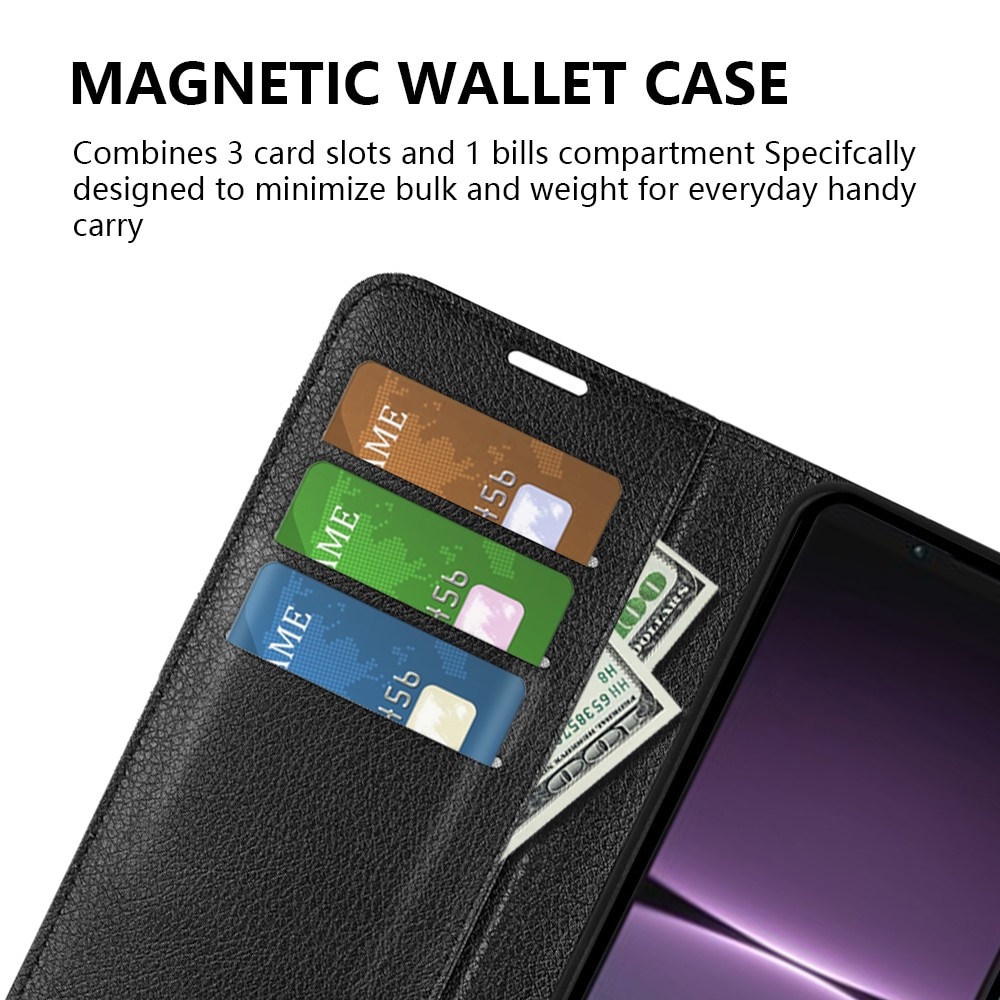 Funda cartera Sony Xperia 1 V Negro