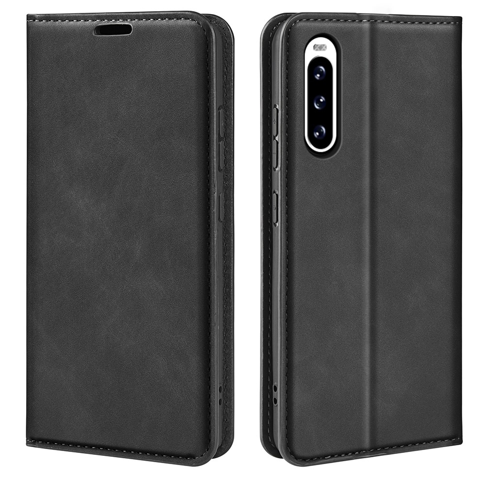 Funda delgada cartera Sony Xperia 10 V Negro