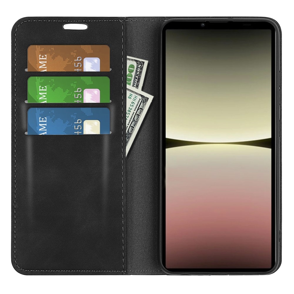 Funda delgada cartera Sony Xperia 10 V Negro