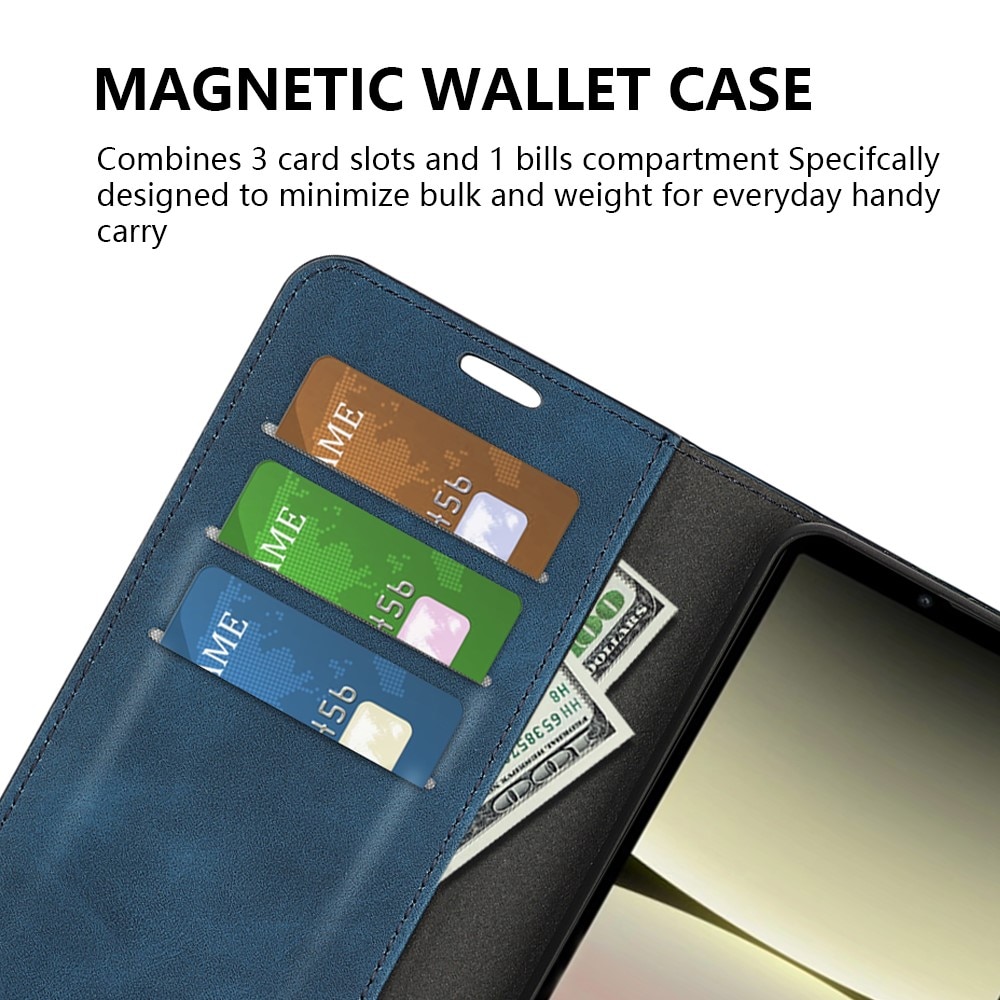 Funda delgada cartera Sony Xperia 10 V Negro
