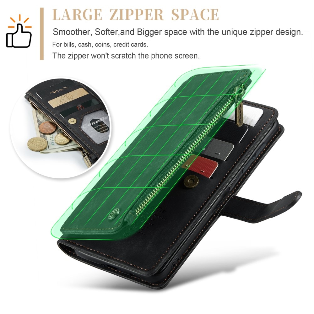 Cartera Zipper Samsung Galaxy S23 Plus Negro